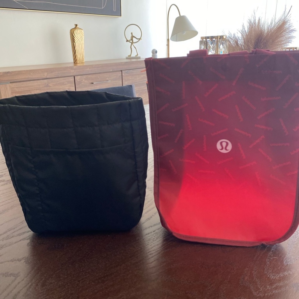 Liner for Lululemon lunch tote-Insulation Bag for Lululemon Small Shopping Bag.